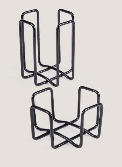 Estructura/servilletero negro