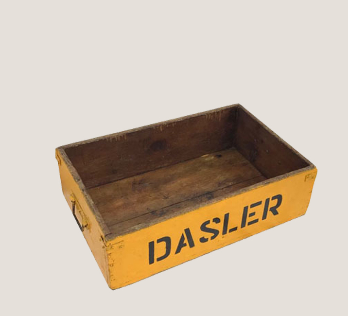 Cajón madera dasler vintage