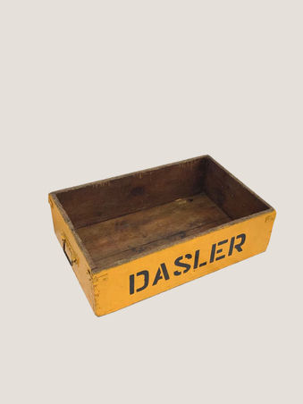 Cajón madera dasler vintage