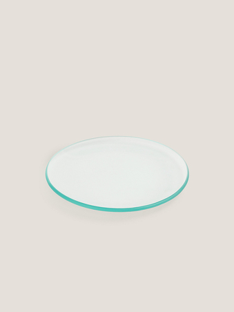 Plato cristal redondo
