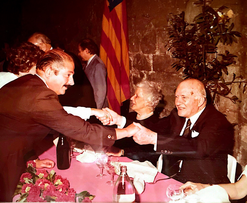 Banquete con Josep Tarradellas 1981