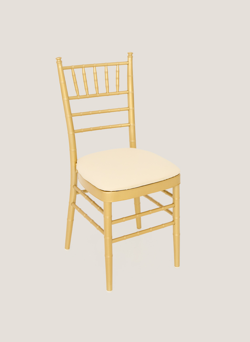 Gold-ivory chiavari chair