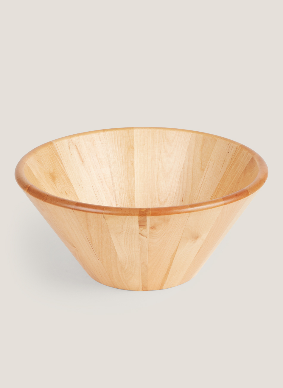 Bol cónico wood