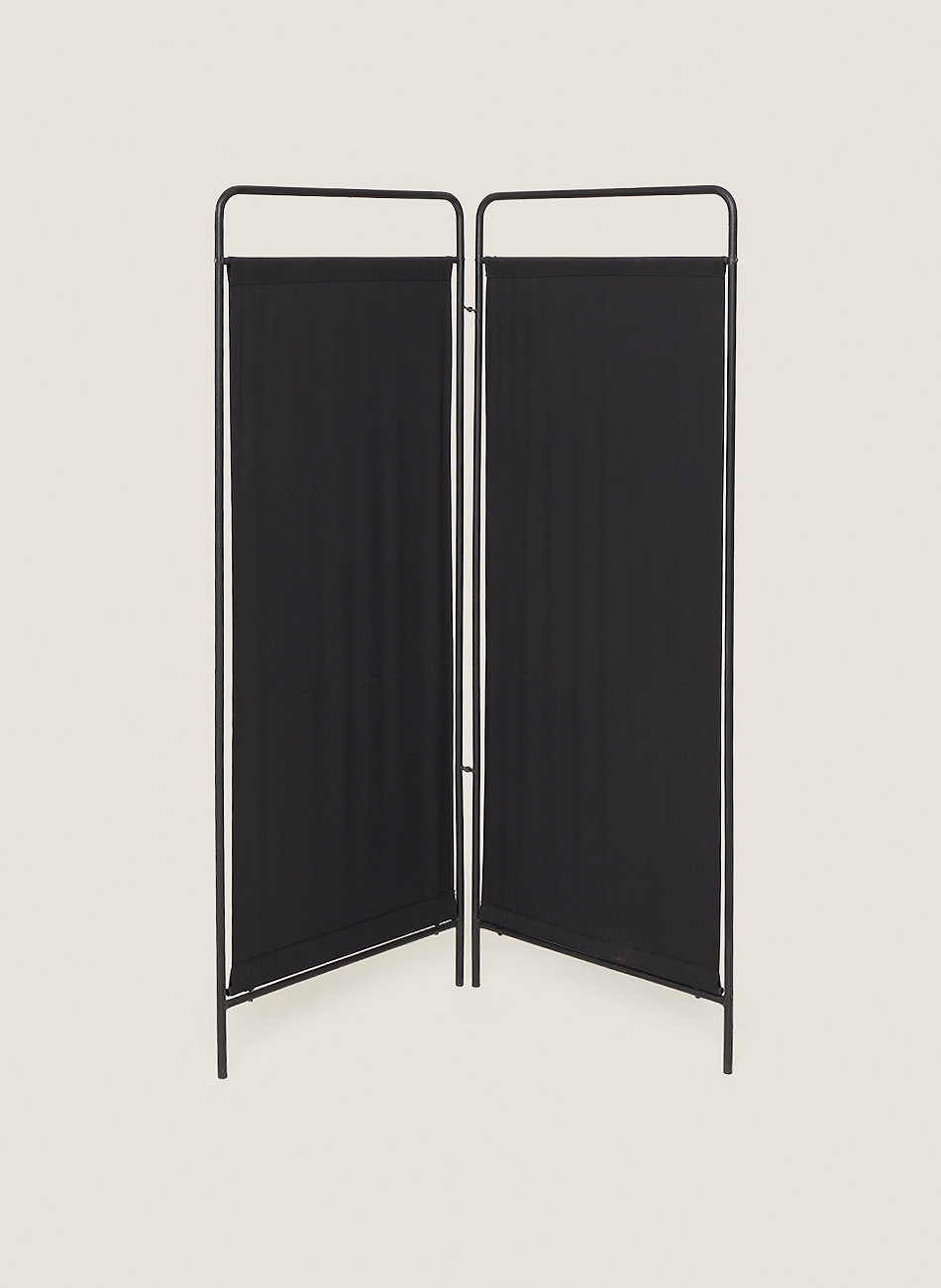 Black fabric screen