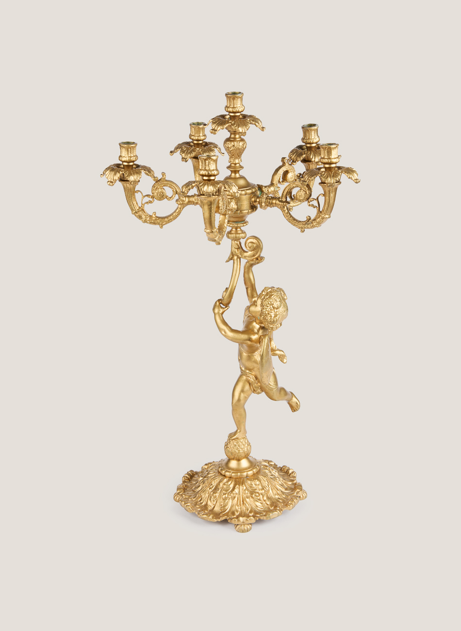 Candelabro ángeles 6 brazos