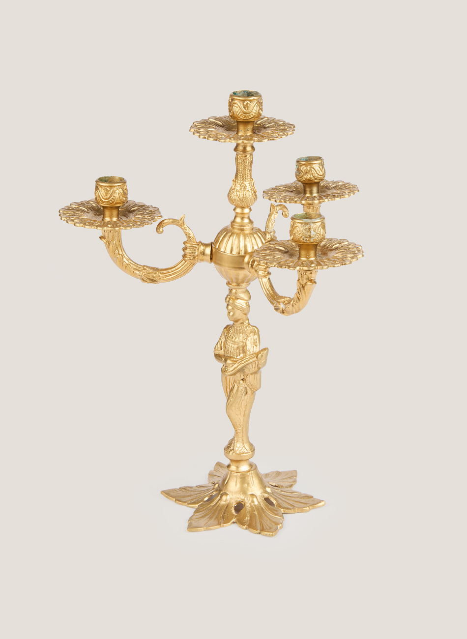 Candelabro trovador 4 brazos