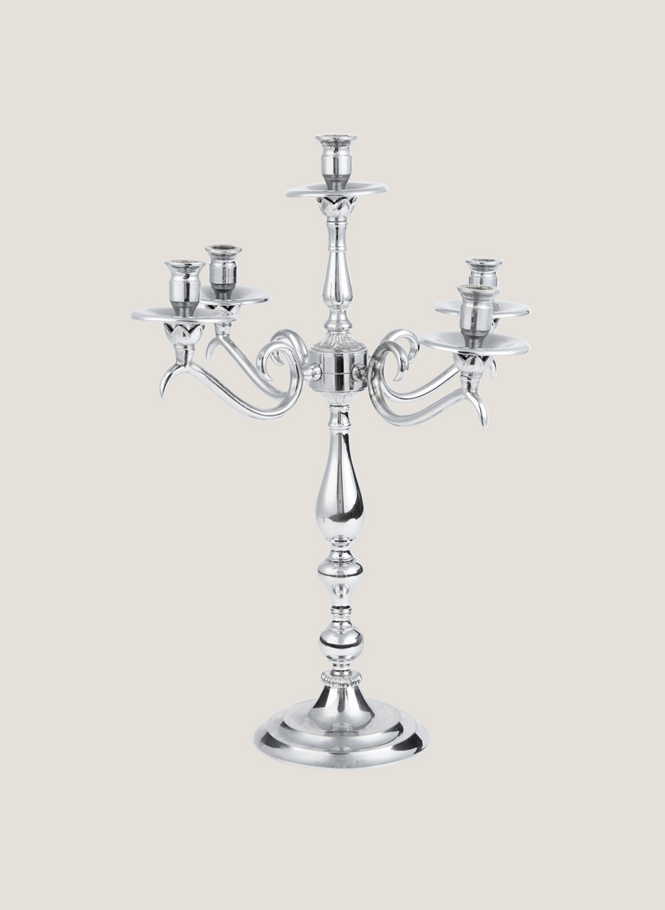 Candelabro vintage 5 brazos