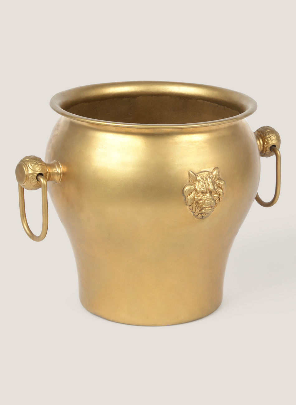 Cubitera dorada vintage