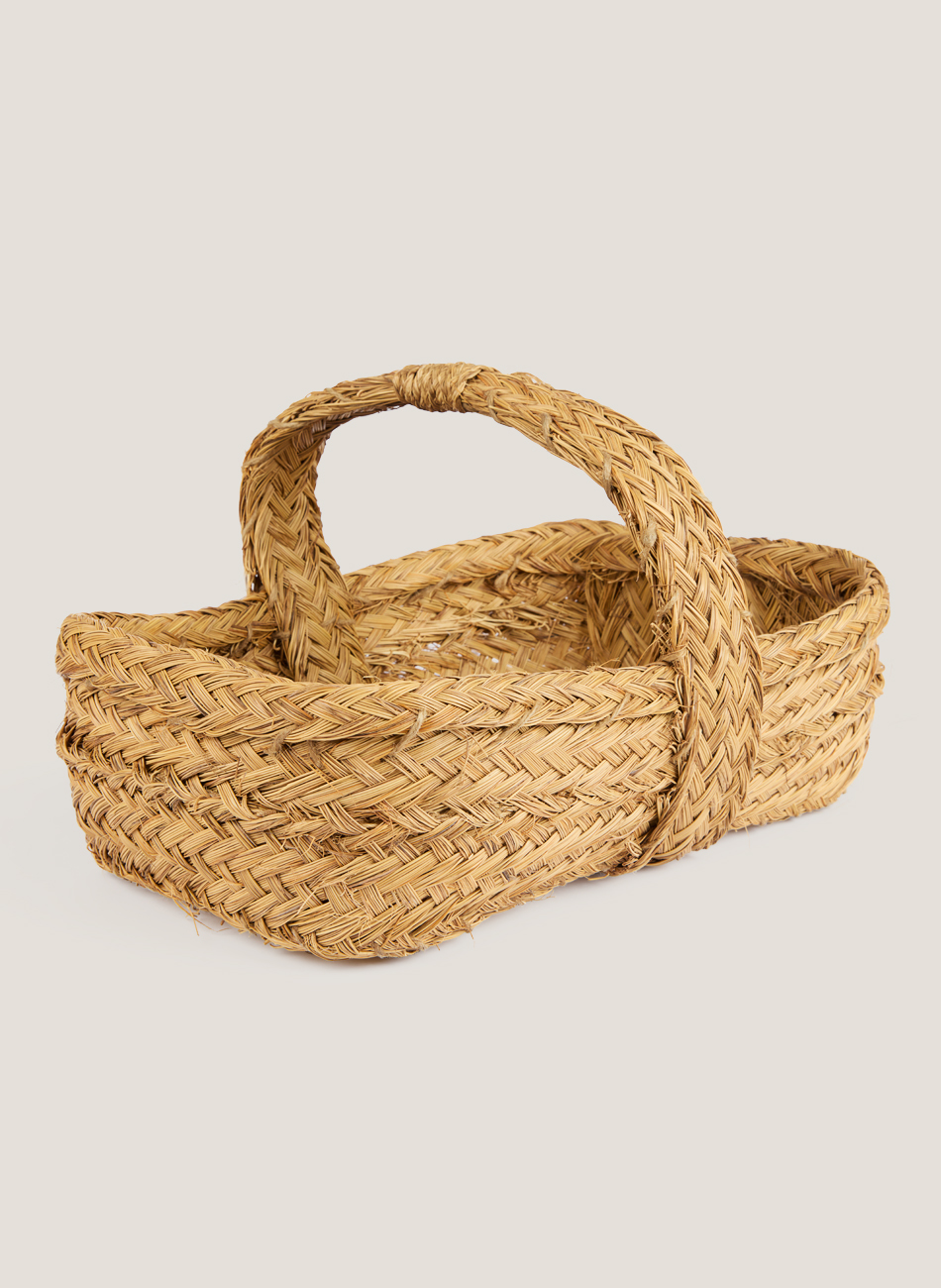 Cesta esparto con asa
