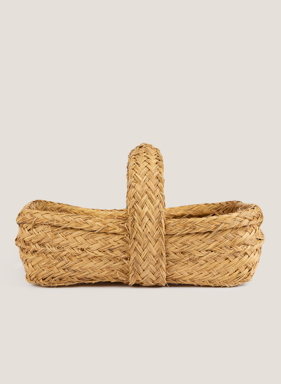 Cesta esparto con asa