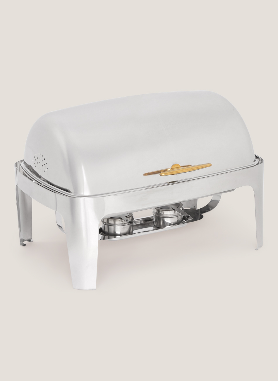 Chafing tapa basculant