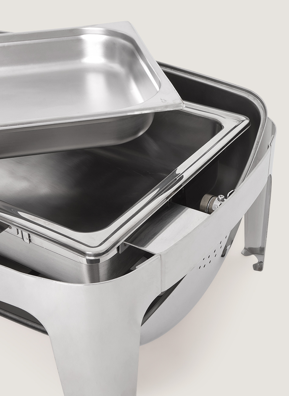 Chafing tapa basculante