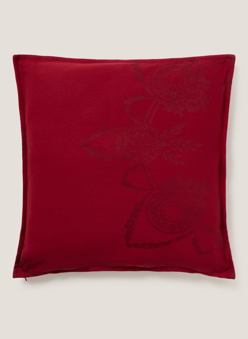 Cojín granate barroc