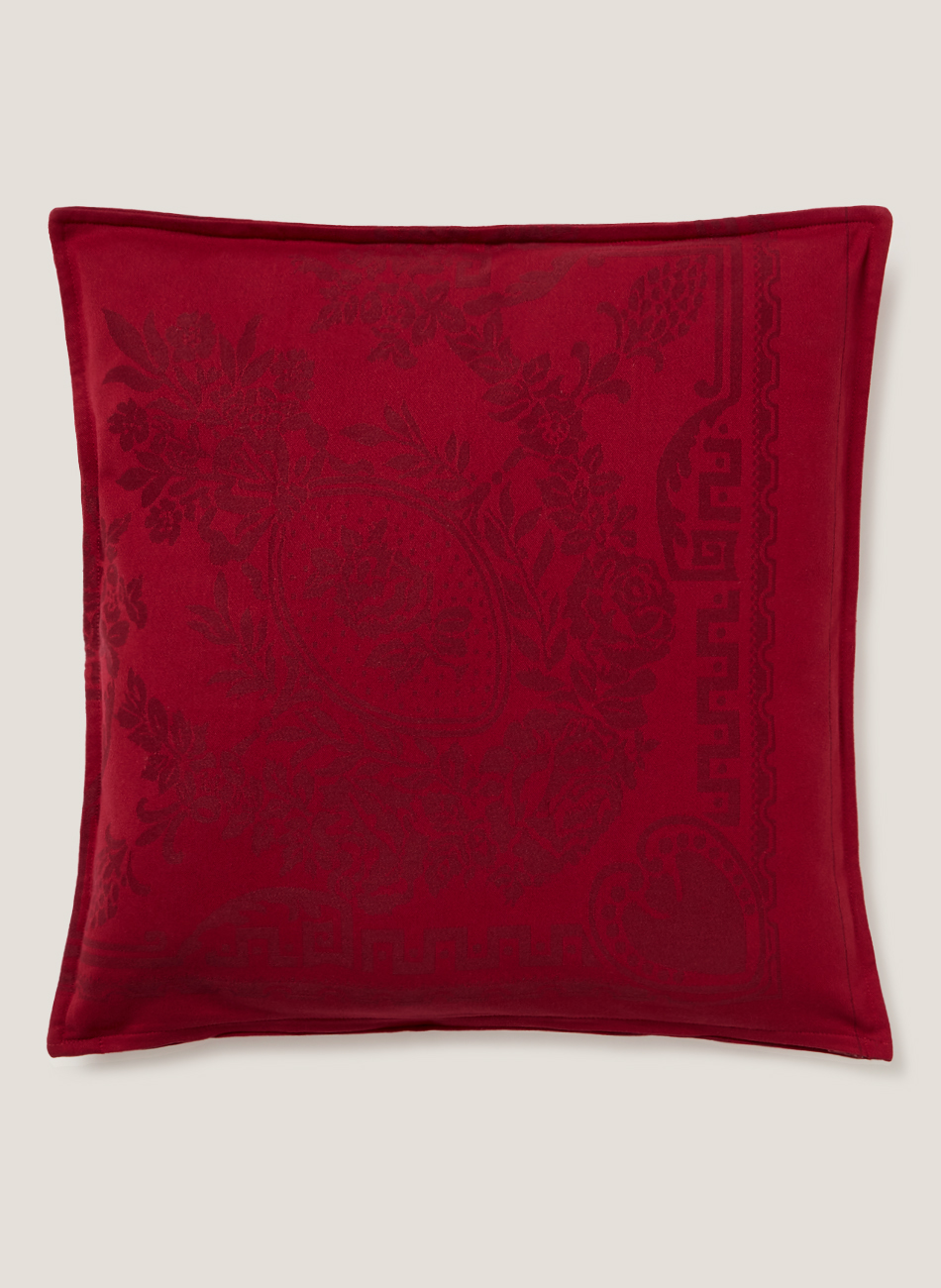 Cojín granate barroc