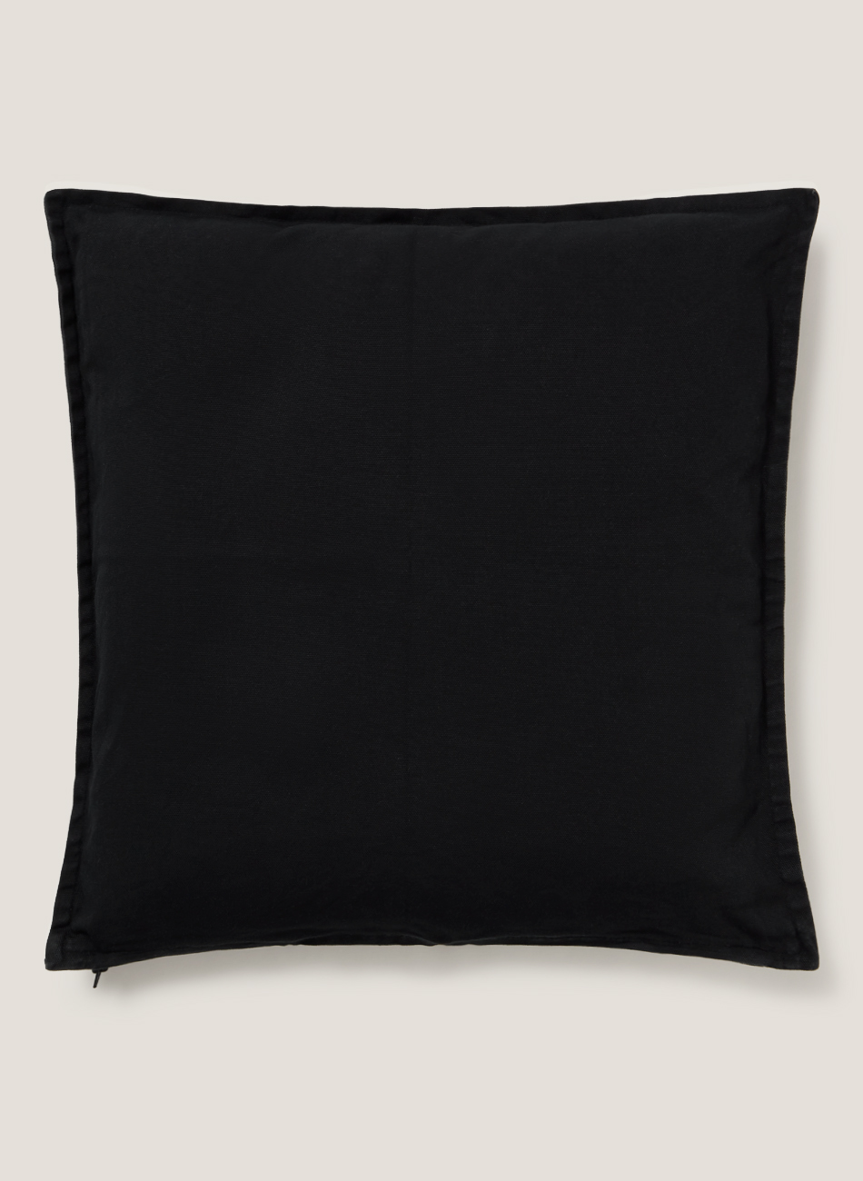 Cojín negro liso