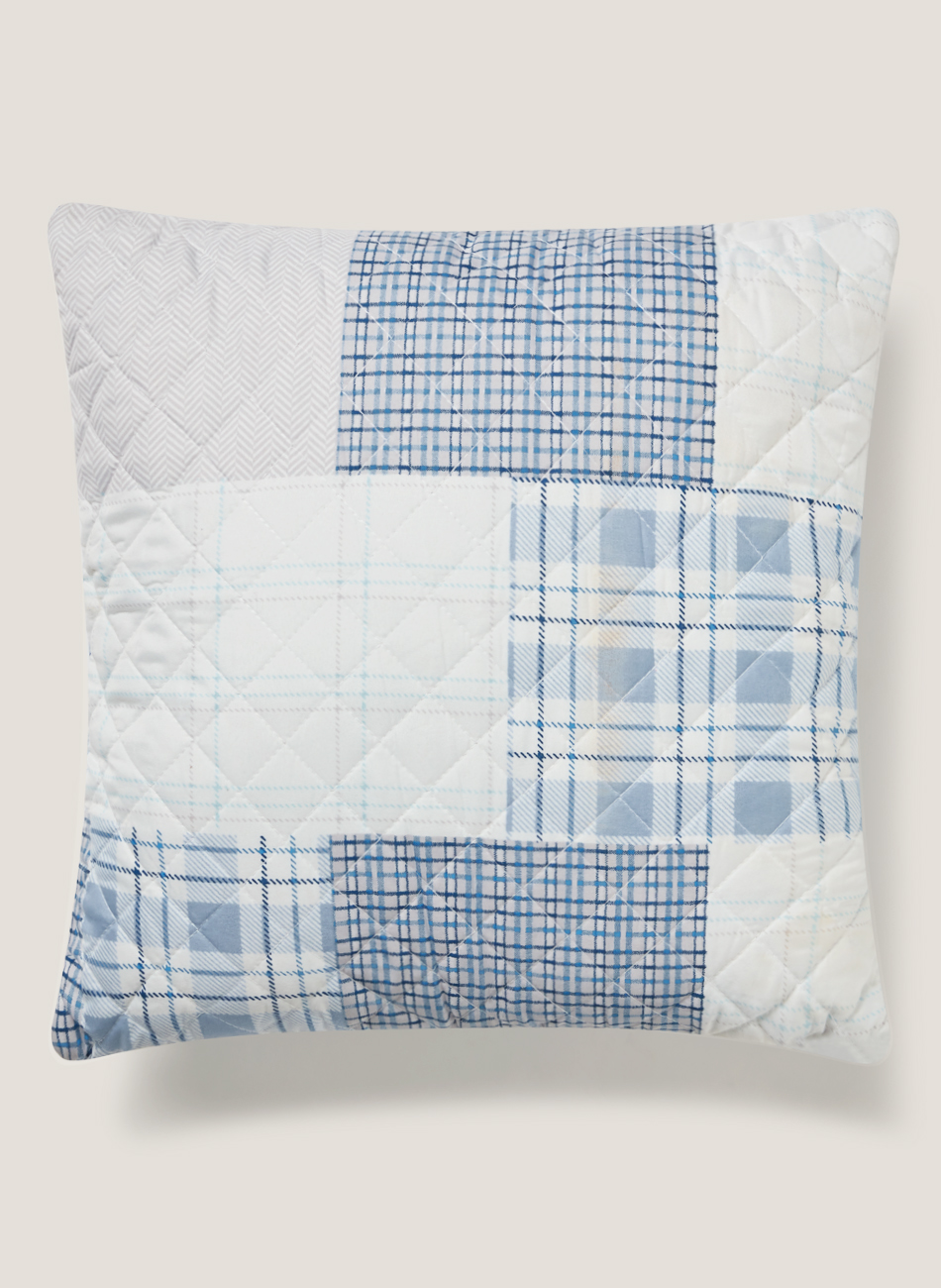 Cojín granger azul-blanco