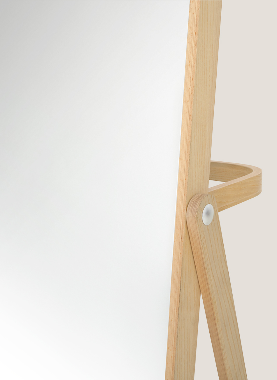 Espejo de pie marco madera