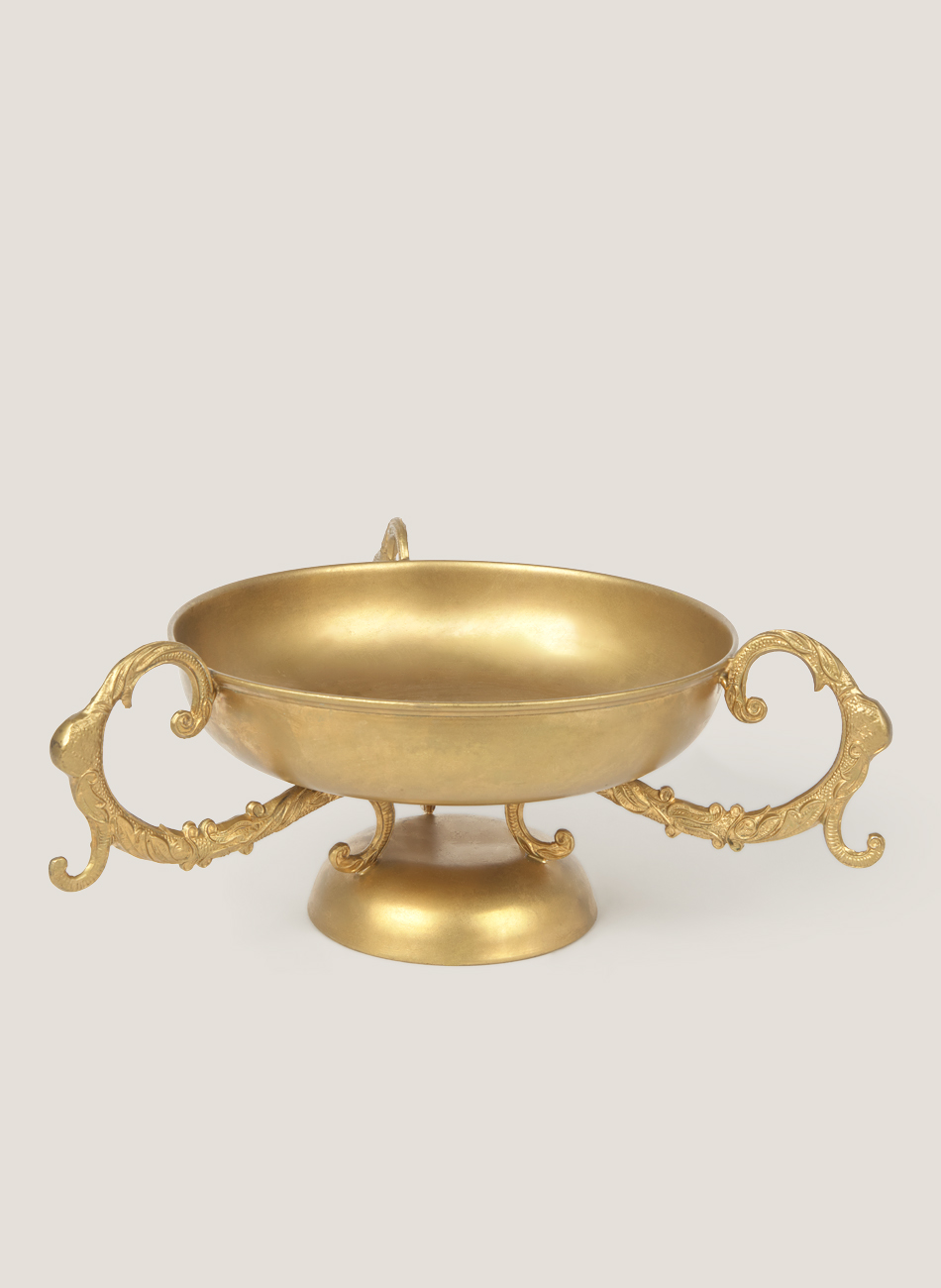 Frutero dorado vintage