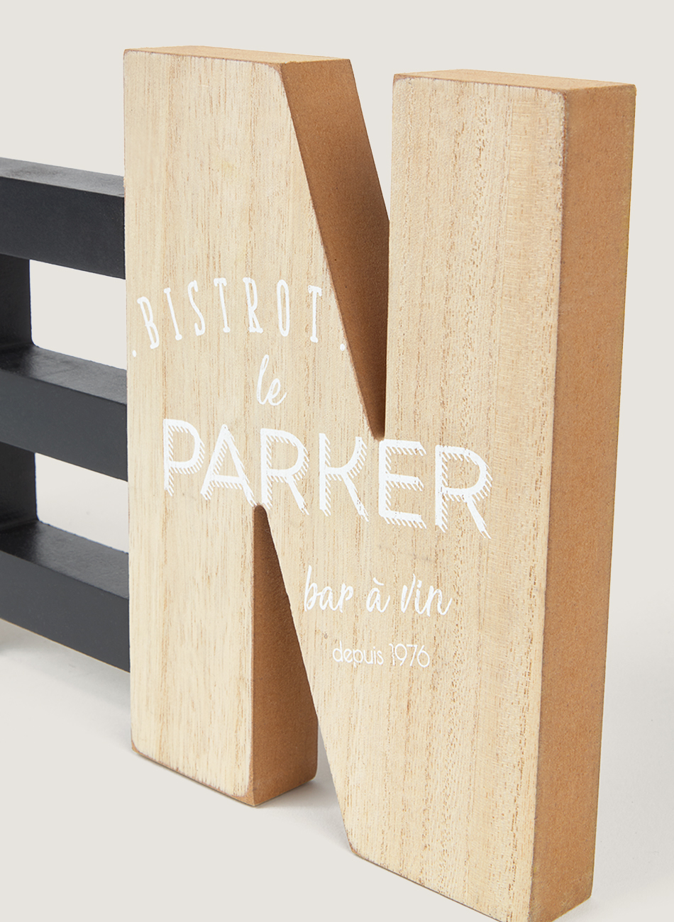 Letrero madera kitchen