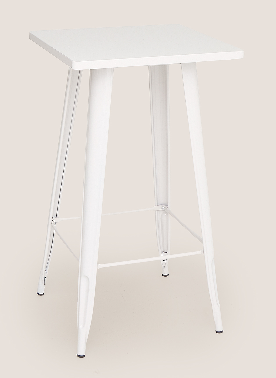 Mesa fabrik alta blanca