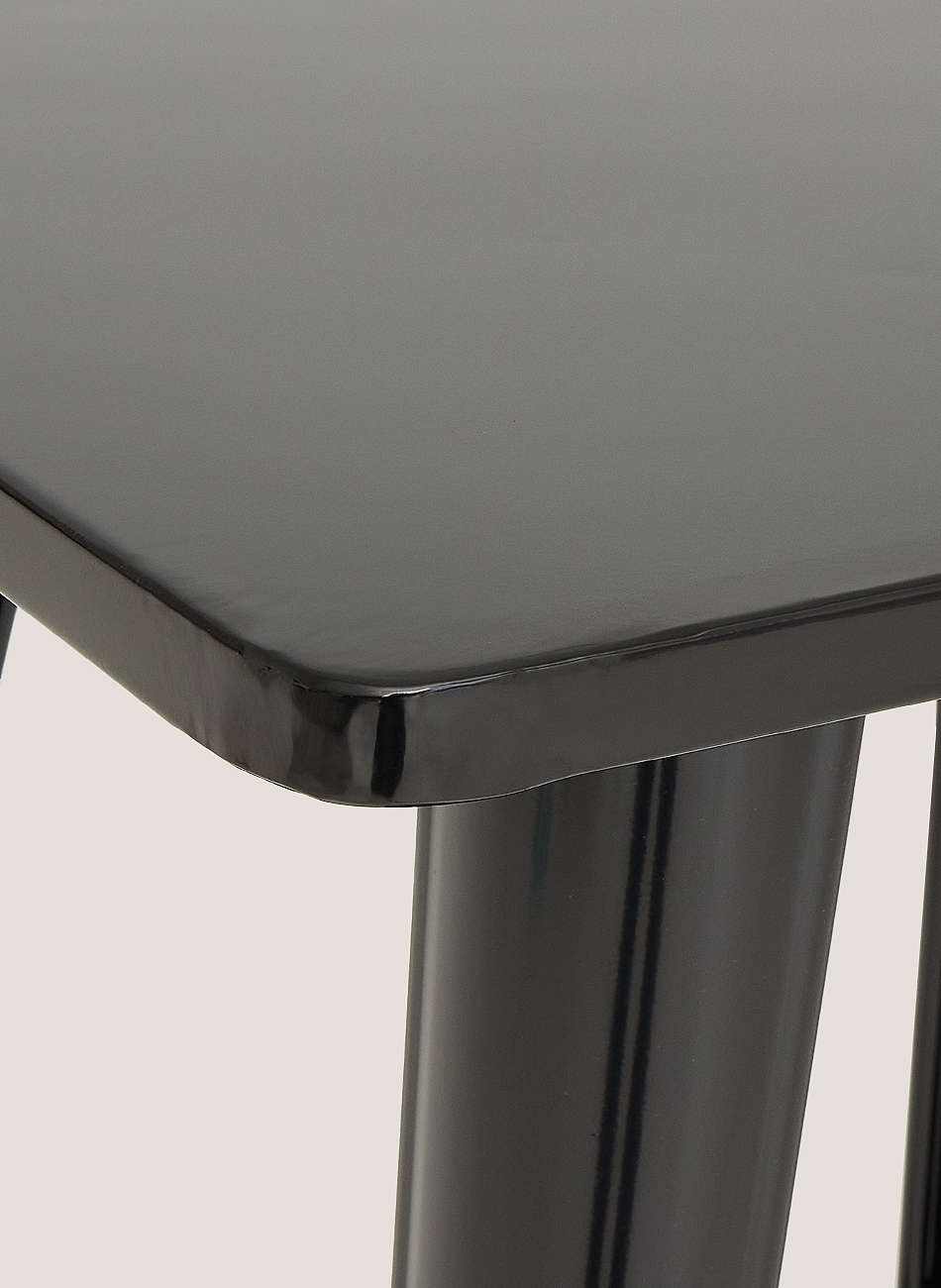 Taula fabrik alta negra