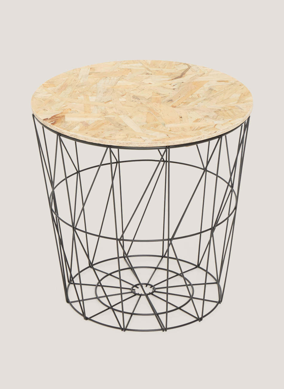 Mesa soft madera metal pequeña