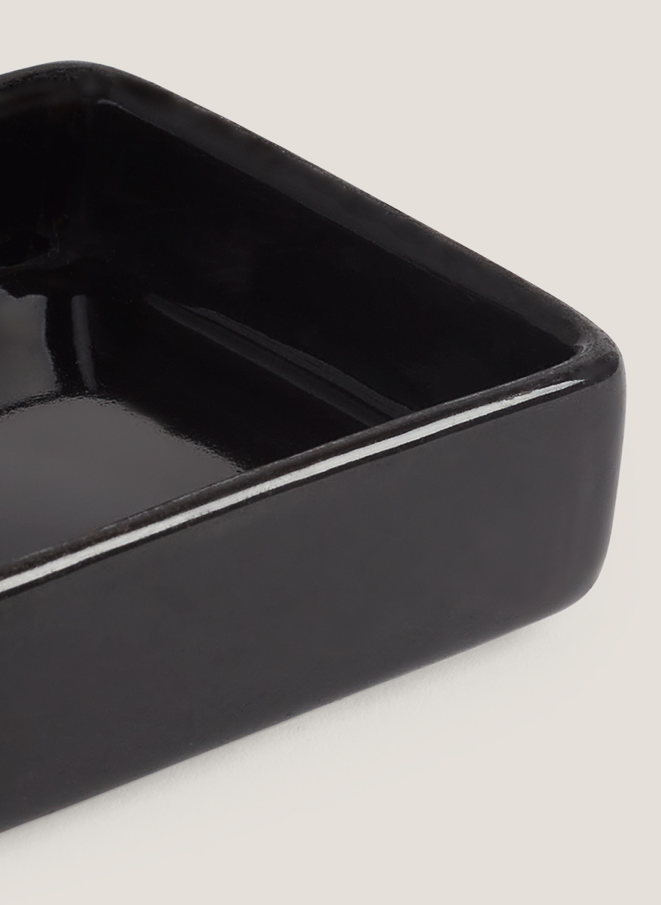 White miniature dish