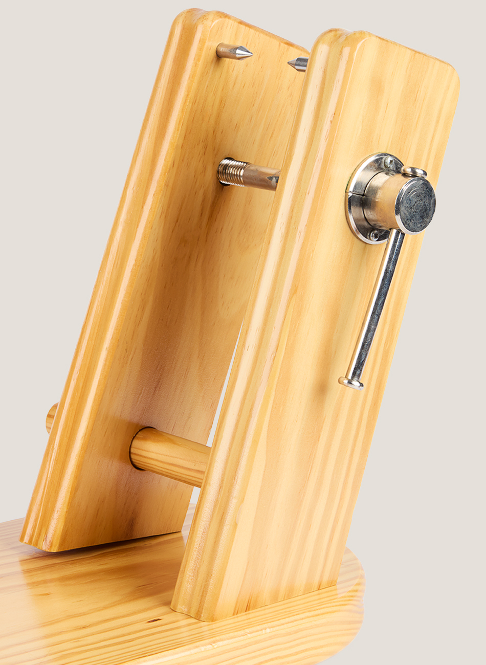 Wooden ham carving stand