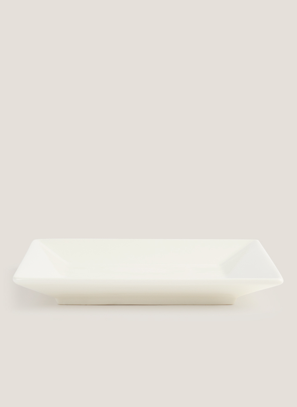 Small black, white and chocolate tokyo dish