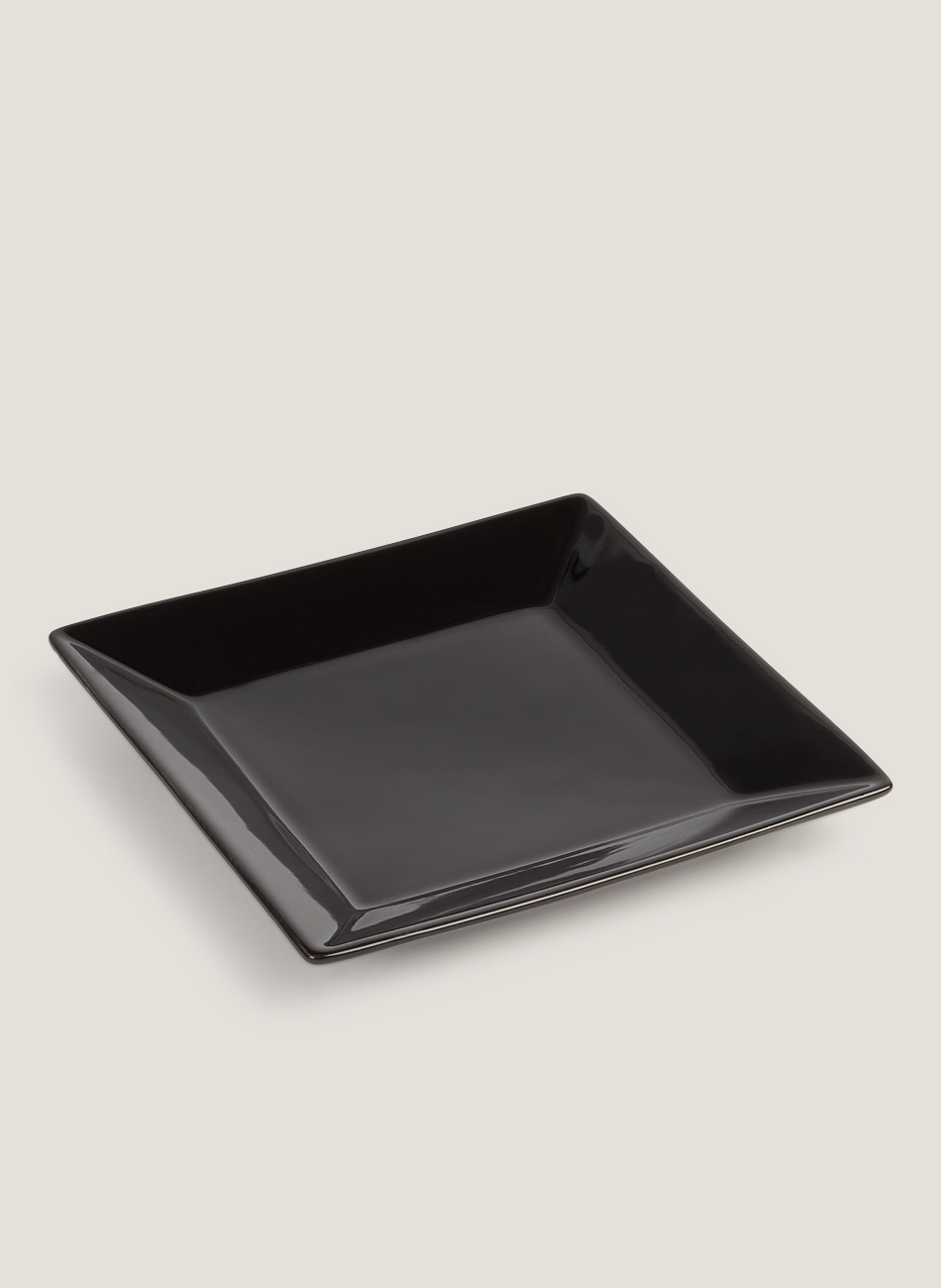 Small black, white and chocolate tokyo dish