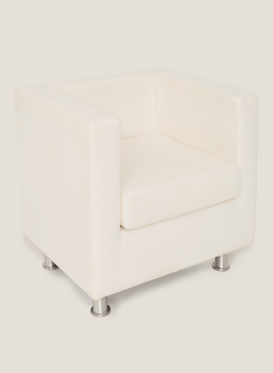 Butaca boston blanca