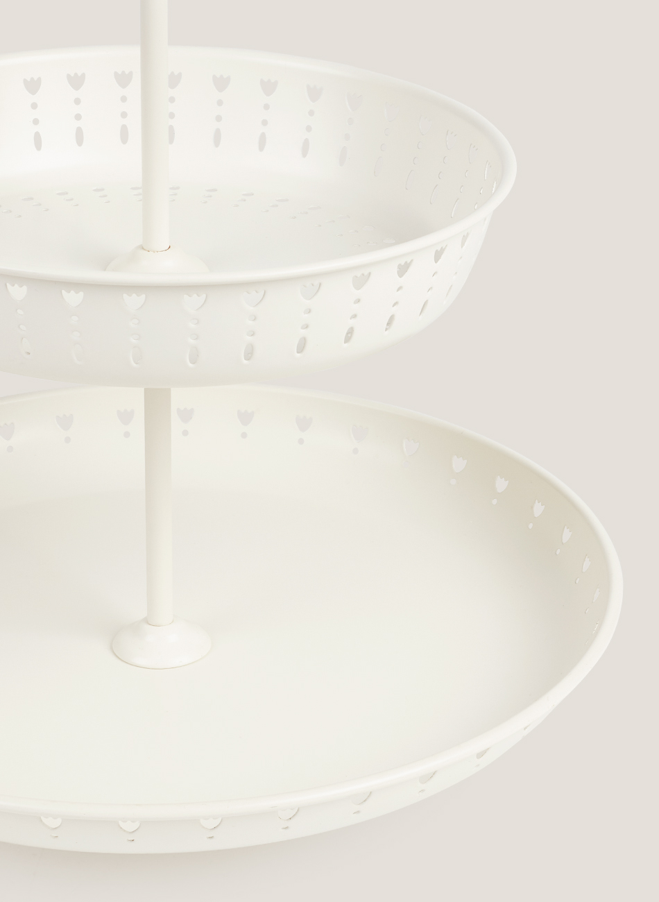 Soporte marfil 2 pisos