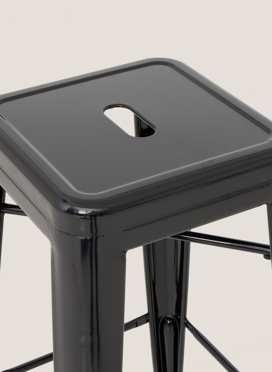 Taburete fabrik negro